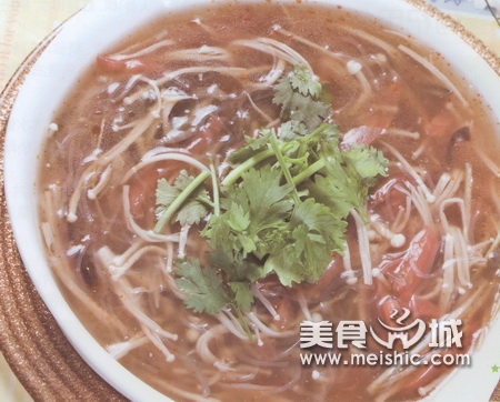 酸辣海参汤的做法