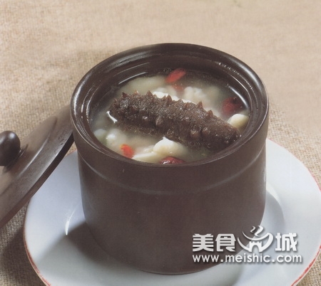 海参疙瘩汤的做法