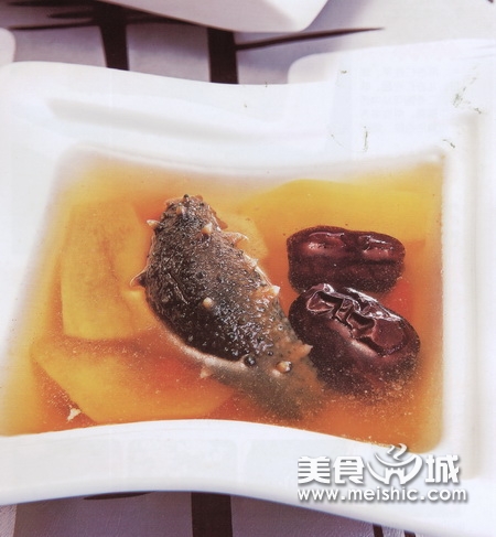 淮山巴戟海参汤的做法