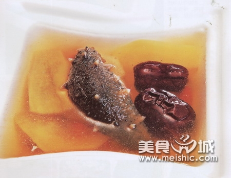 淮山巴戟海参汤的做法