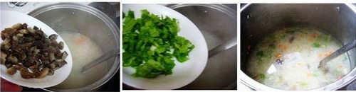 海参青菜粥的做法