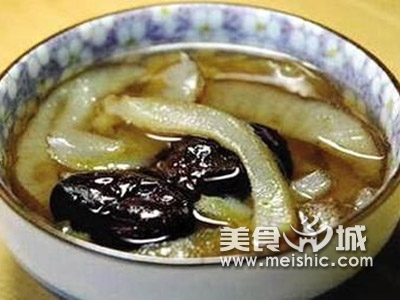 红枣冰糖海参汤的做法