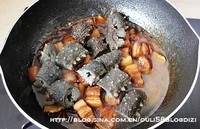海参红烧肉