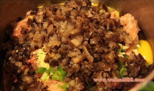家庭版海参饺子的做法