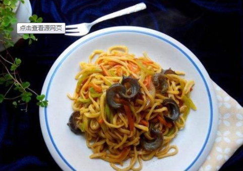 海参炒面的做法步骤