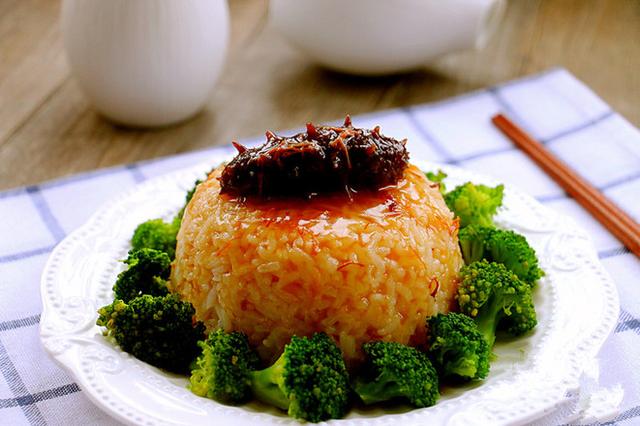 家庭版鲍汁海参捞饭的做法